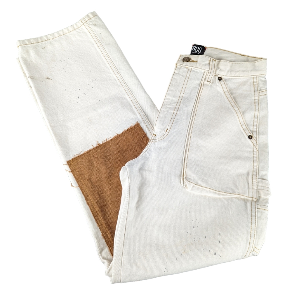 BDG High Rise Women Jeans - White and Brown